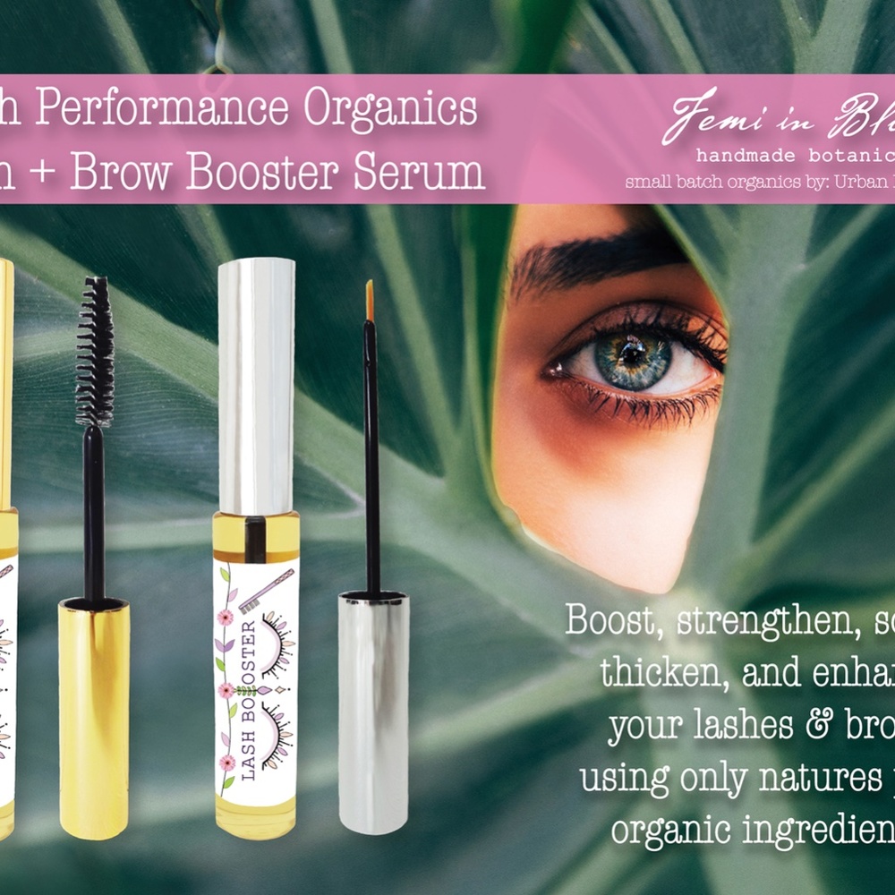 Organic Lash & Brow Growth Booster Serum / Mascara Brush Style - Picture 8 of 11